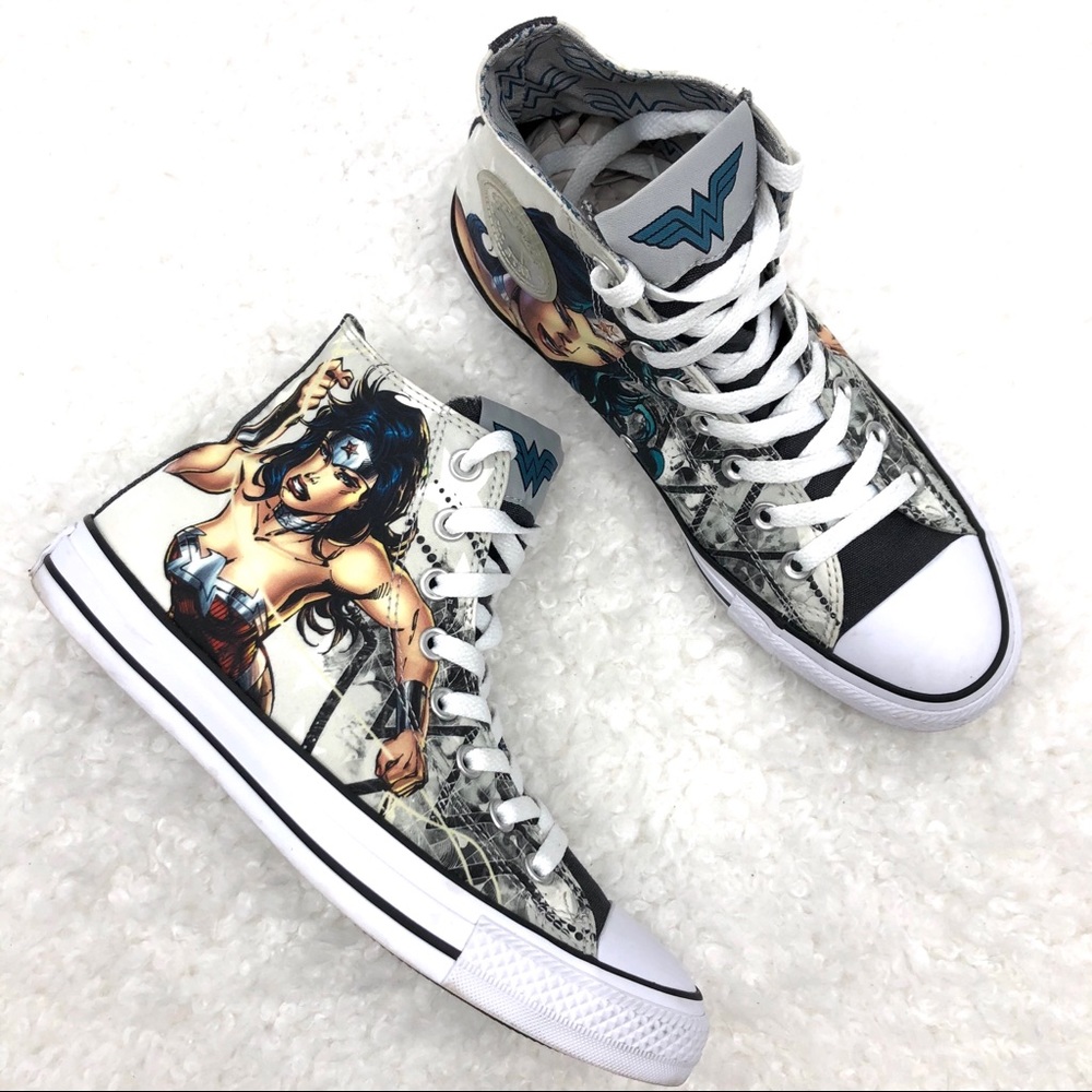 Converse CTAS DC Comics Wonder Woman High Tops
